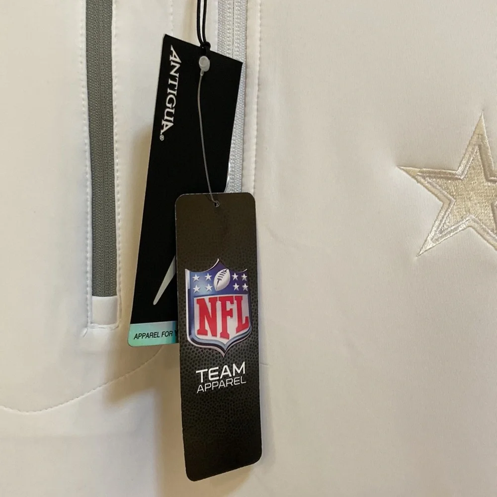 Antigua DALLAS COWBOYS STAR LOGO Generation 1/4 Zip W “ VICTORY” on back! ⭐️🏈 - Picture 4 of 7